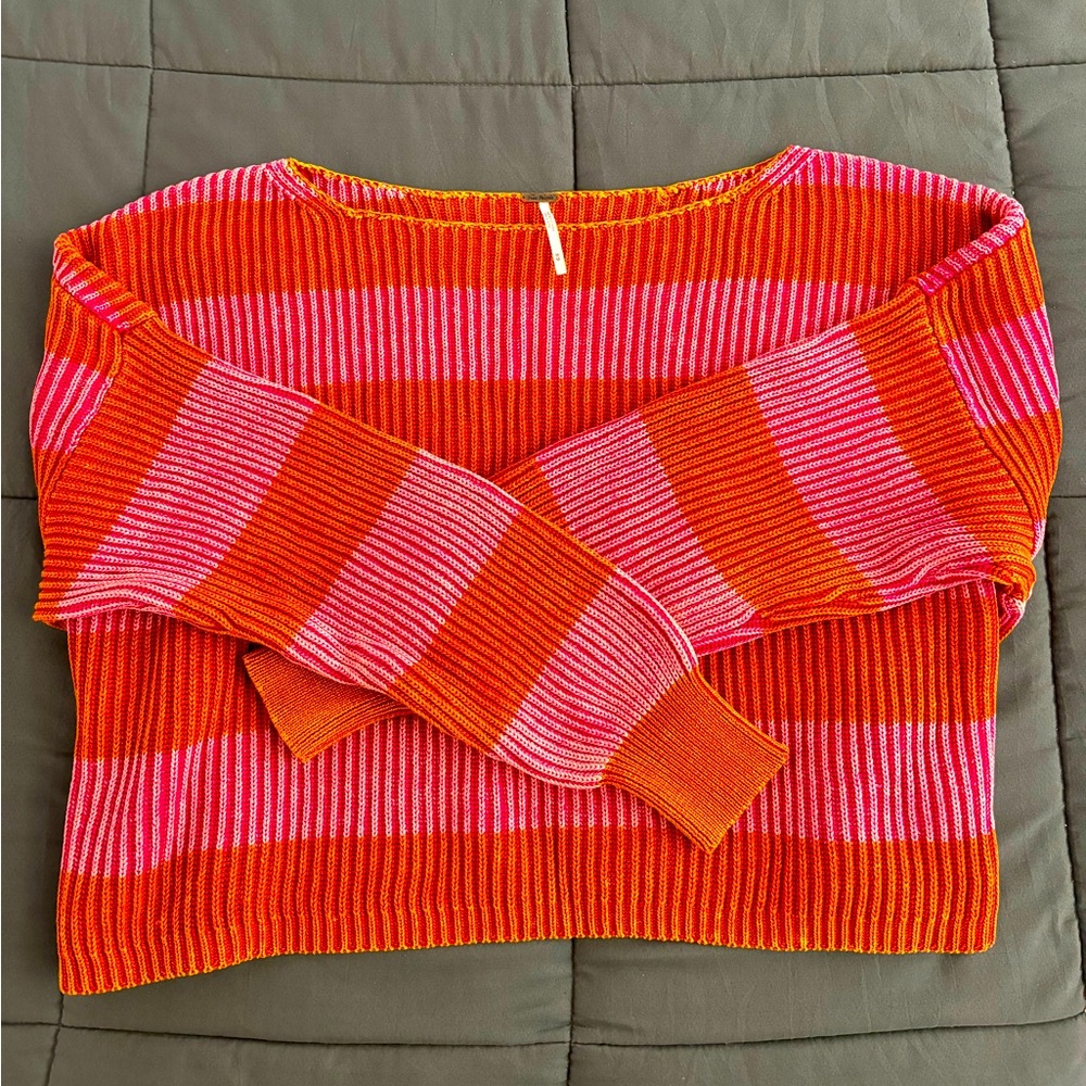 Free People Striped Sweater